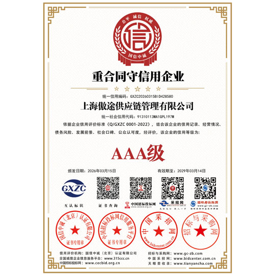 重合同守信用企业